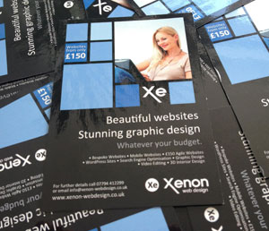 Xenon Web Design - Poster Flyer Business Card Design Reading Berkshire