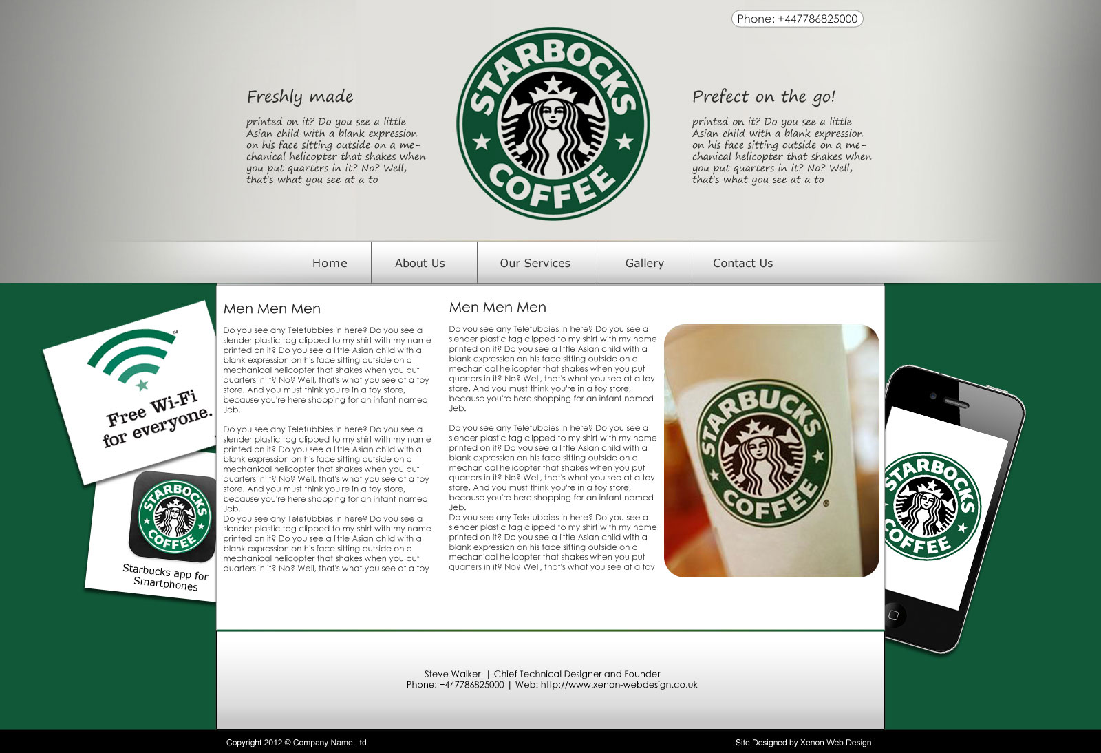 Starbocks - Xenon Web Design Reading Berkshire